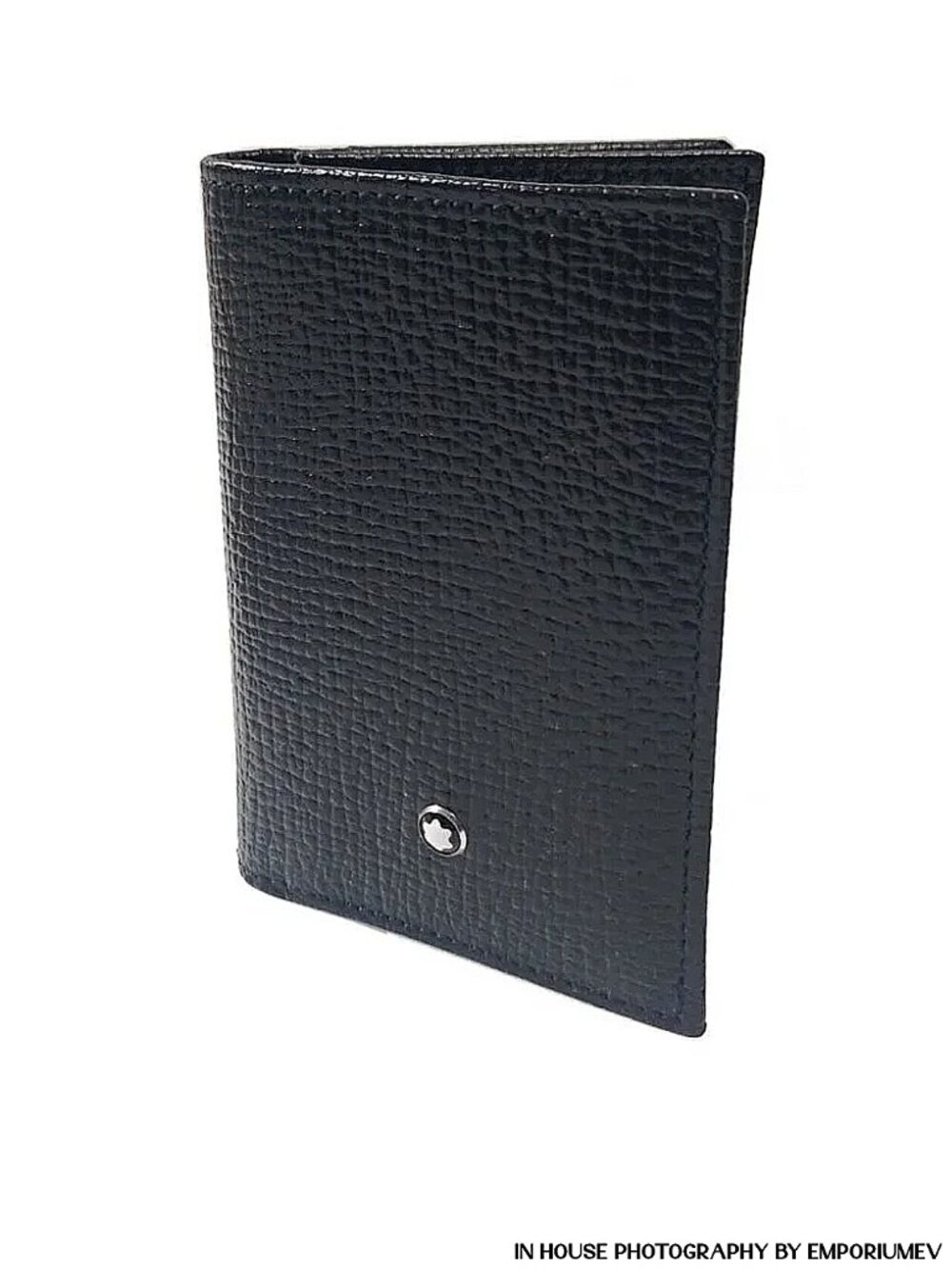Montblanc 114920 Meisterstück Gomera Black Full Grain Leather Card Holder
